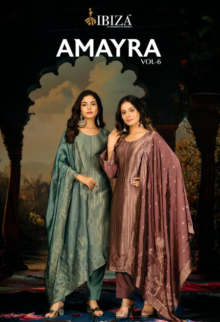 Amayra Vol 6 By Ibiza Banglory Silk Wholesale Designer Salwar Suits In India